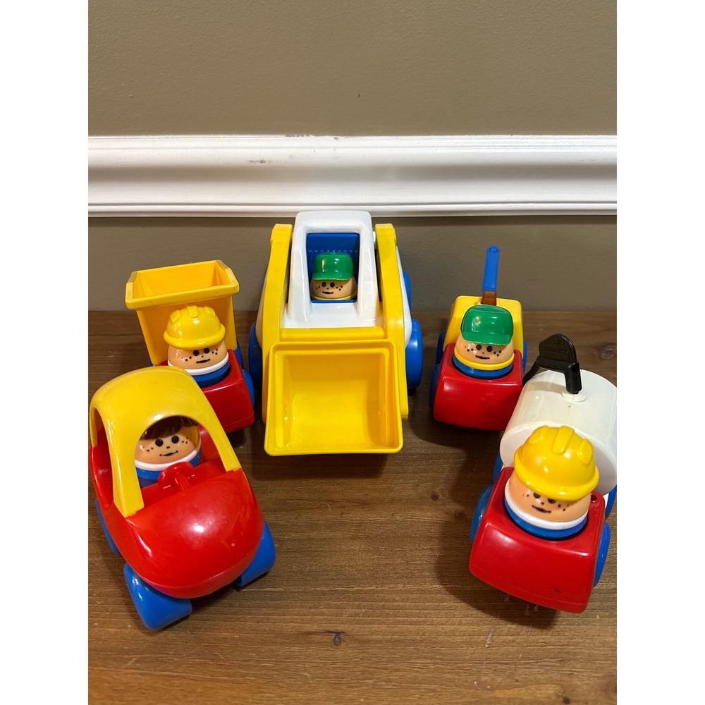 Vintage Little Tikes Toddle Tots Construction Vehicle Lot Front Loader Truck
